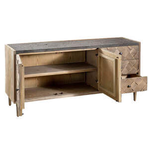 Stonor Sideboard With Three Drawers